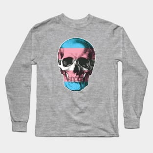 Trans Skull Long Sleeve T-Shirt